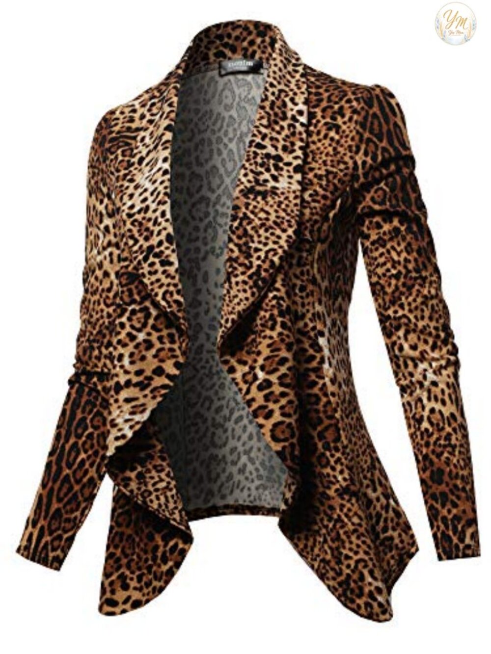 Women's Stretch Blazer Notch Lapel Work Office Jacket